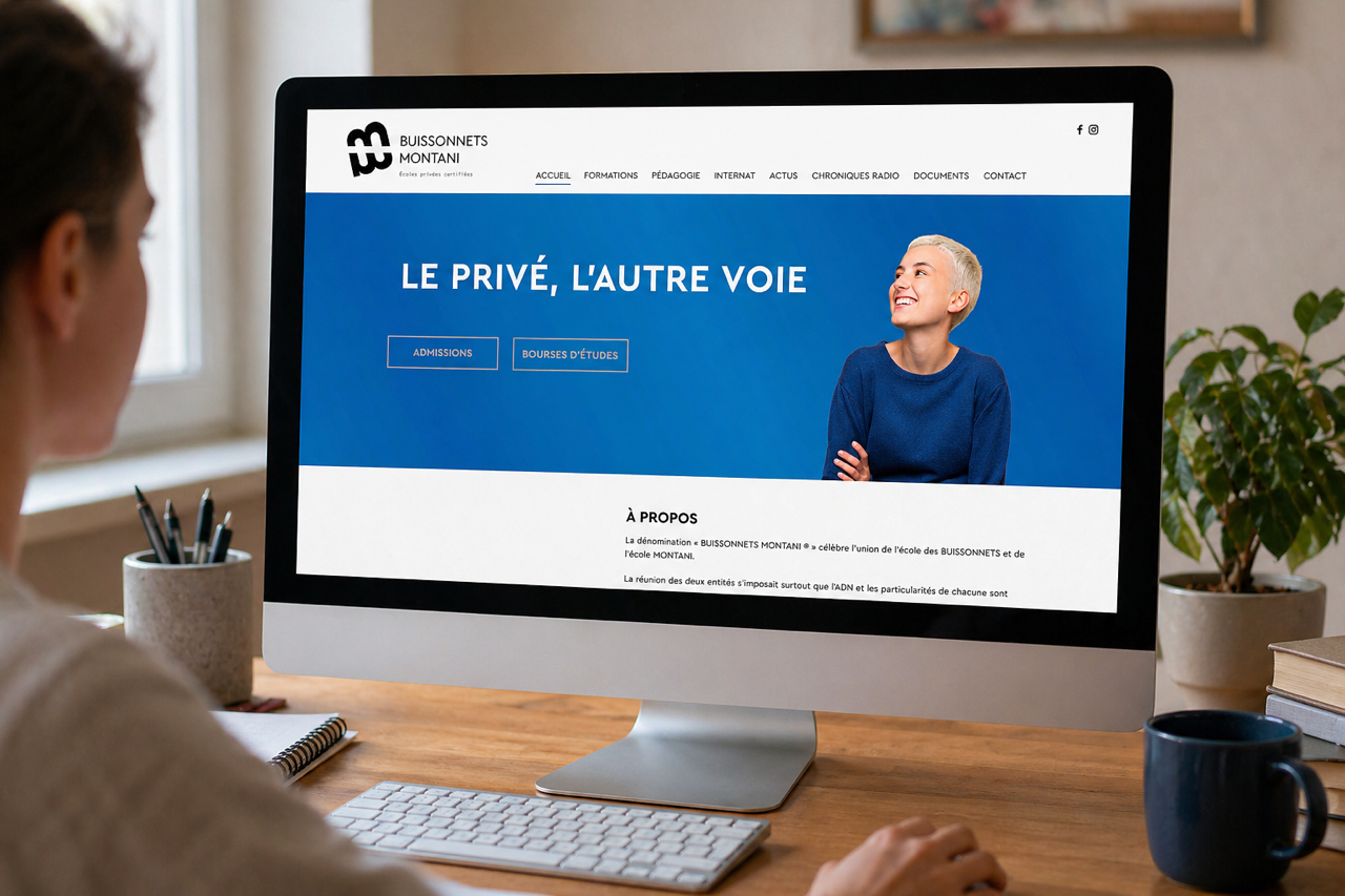 Site internet Buissonnets & Montani